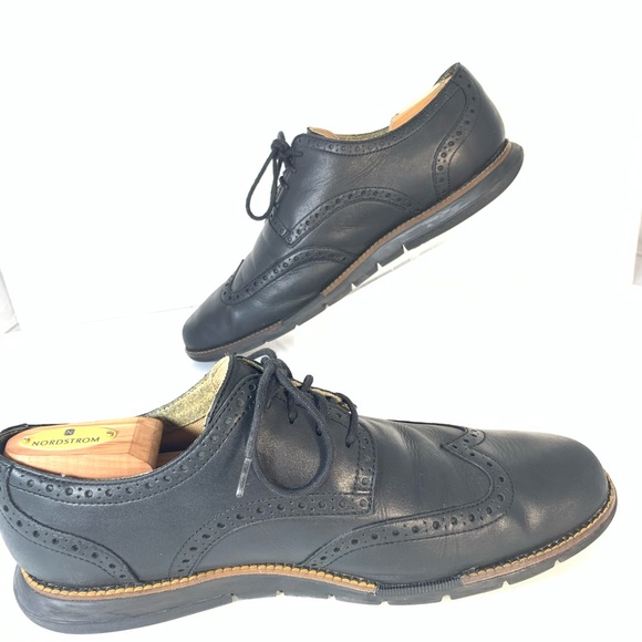 Cole Haan Other - Cole Haan ZeroGrand Black Leather Oxford Shoes 10M